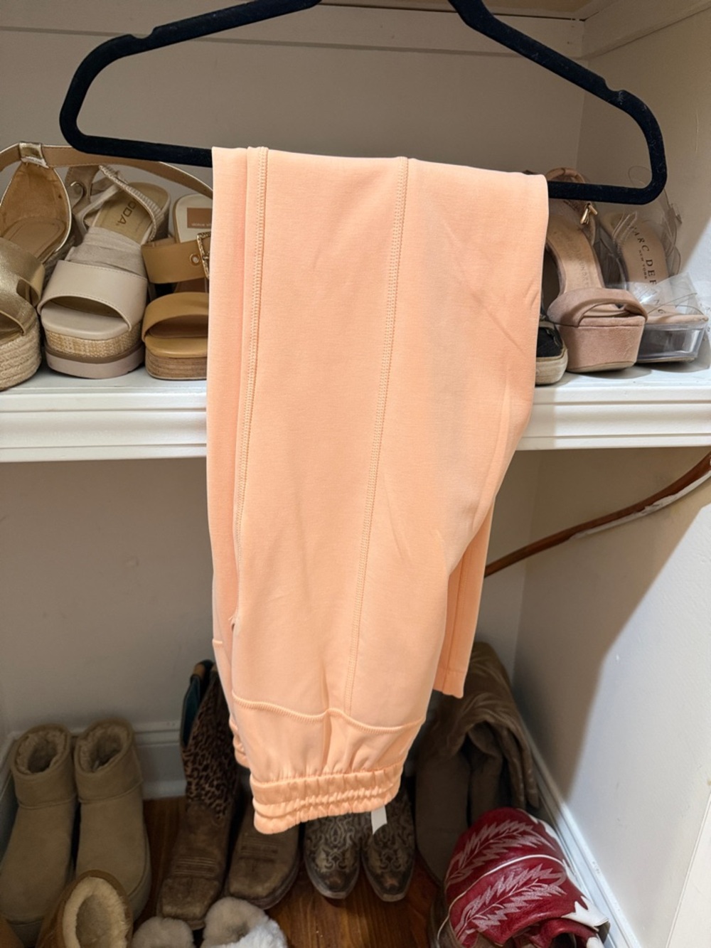 Women’s Peach Jogger Bottoms - Soft Elastic Hem